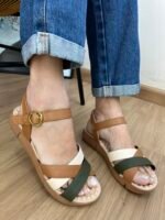 SANDALIA 7142.124 CREME/CAMEL MODARE - Imagem 2