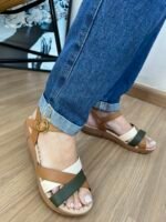 SANDALIA 7142.124 CREME/CAMEL MODARE - Imagem 3