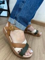 SANDALIA 7142.124 CREME/CAMEL MODARE - Imagem 4