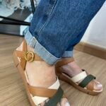 SANDALIA 7142.124 CREME/CAMEL MODARE