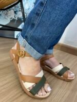 SANDALIA 7142.124 CREME/CAMEL MODARE