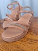 SANDALIA 5490.120 NUDE/OURO ROSADO MOLECA - Imagem 5