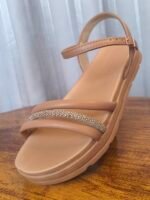 SANDALIA 5490.120 NUDE/OURO ROSADO MOLECA - Imagem 4